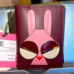 KATE SPADE NOVELTY WALLET/CARD HOLDER NWT RARE w/snap closure